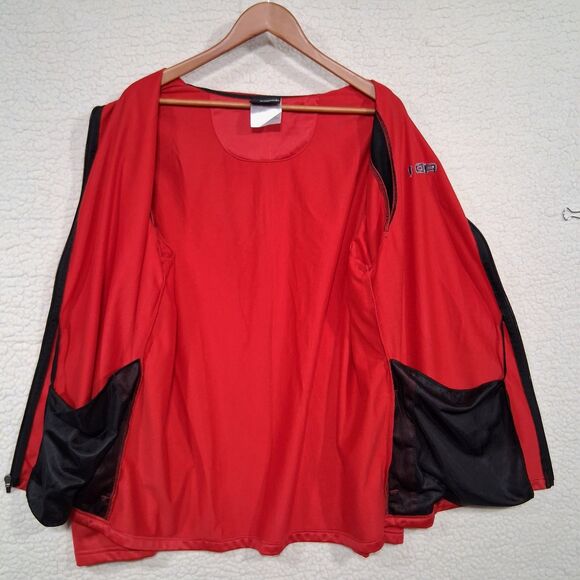 AND1 RED & BLACK BASKETBALL WARM-UP JACKET - FULL ZIPPER - MEN'S XL - Picture 7 of 16